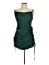 Express 100% Polyester Solid Green Cocktail Dress Size M - photo 1