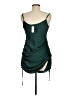 Express 100% Polyester Solid Green Cocktail Dress Size M - photo 2