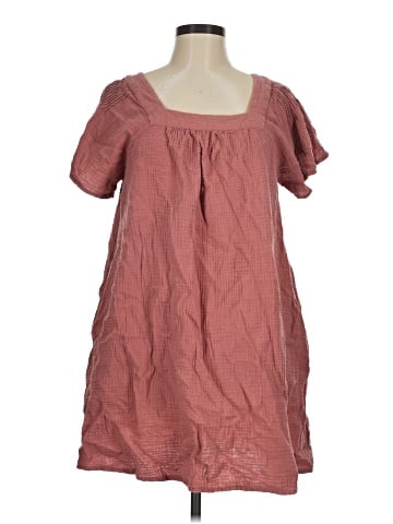 Madewell Lightspun Butterfly Square-Neck Mini Dress (view 1)