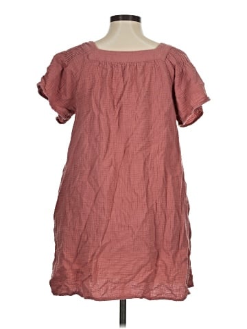Madewell Lightspun Butterfly Square-Neck Mini Dress (view 2)