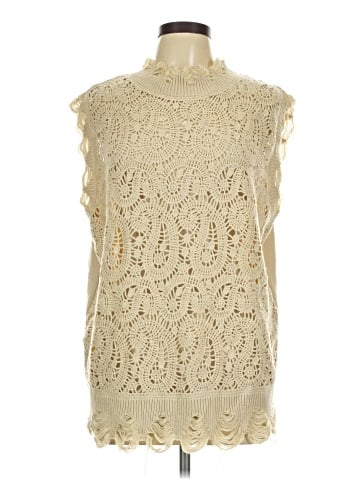 Peace Love World Sleeveless Blouse (view 1)