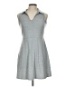BP. Solid Gray Casual Dress Size L - photo 1