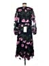 JS Collections 100% Polyester Floral Black Cocktail Dress Size 8 - photo 2
