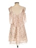 BCBGeneration 100% Recycled Polyester Paisley Ivory Cocktail Dress Size 10 - photo 2