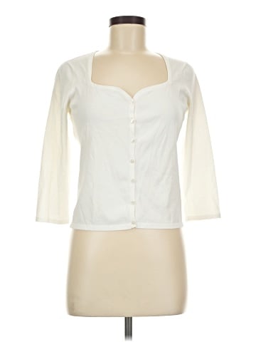 White + Warren Cardigan (view 1)