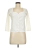 White + Warren Ivory Cardigan Size M - photo 1