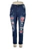 Unbranded Print Blue Jeans Size XXL (2XL) - photo 1