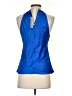J.Crew Collection Blue Sleeveless Blouse Size S - photo 2