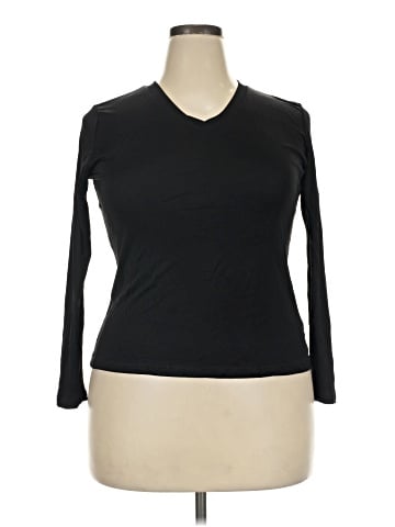 Unbranded 3/4 Sleeve Silk Top (view 1)