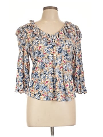Lauren by Ralph Lauren 3/4 Sleeve T-Shirt (view 1)