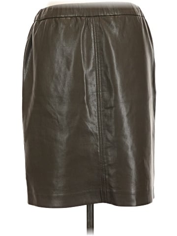 T Tahari Faux Leather Skirt (view 2)