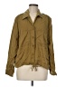 LNA Tan Long Sleeve Button-Down Shirt Size M - photo 1
