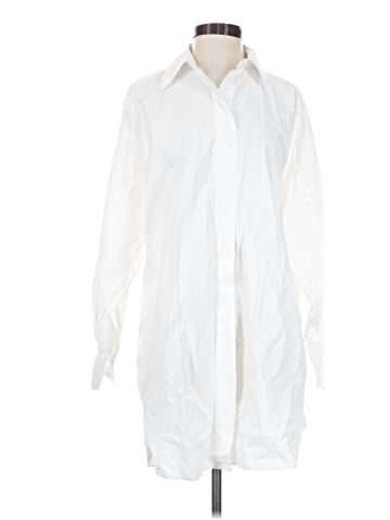 Divided by H&M 3/4 Sleeve Button-Down Shirt (view 1)