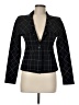 Nanette Lepore 100% Polyester Plaid Black Blazer Size 6 - photo 1