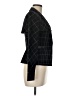 Nanette Lepore 100% Polyester Plaid Black Blazer Size 6 - photo 4