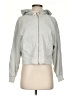 Everlane 100% Organic Cotton Metallic Silver Gray Jacket Size S - photo 1