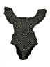 J.Crew Polka Dots Black One Piece Swimsuit Size 4 - photo 1