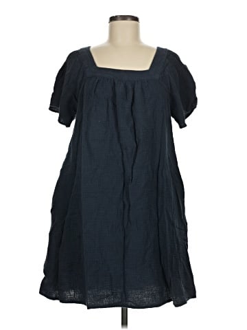 Madewell Lightspun Butterfly Square-Neck Mini Dress (view 1)