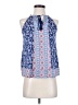 Pink Republic 100% Polyester Blue Sleeveless Blouse Size XS - photo 1