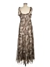 Express 100% Polyester Animal Print Brown Casual Dress Size M - photo 2
