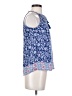 Pink Republic 100% Polyester Blue Sleeveless Blouse Size XS - photo 4