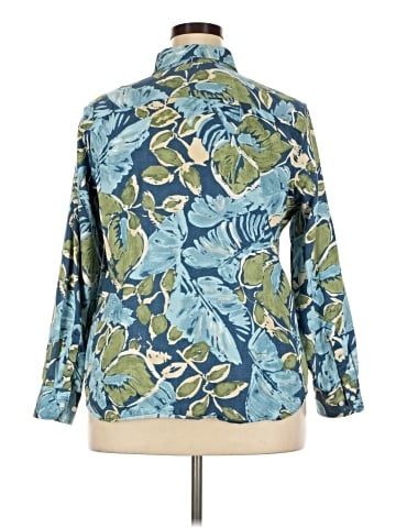 Chaps 3/4 Sleeve Blouse (view 2)