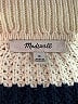 Madewell Stripes Ivory Pullover Sweater Size M - photo 7