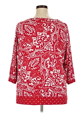 Susan Graver 3/4 Sleeve Blouse (view 2)