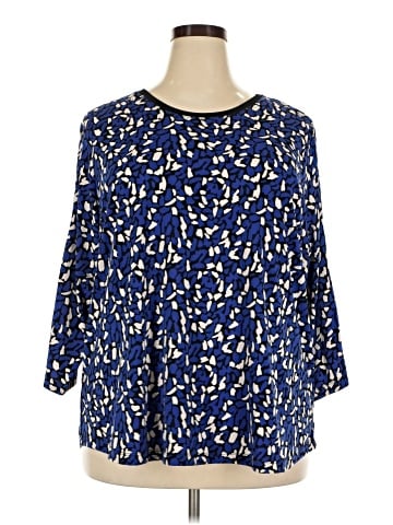 Susan Graver 3/4 Sleeve Blouse (view 1)