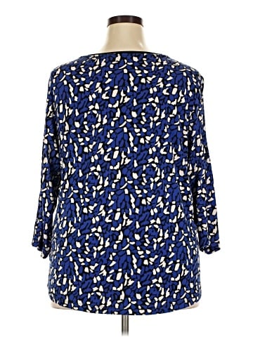 Susan Graver 3/4 Sleeve Blouse (view 2)