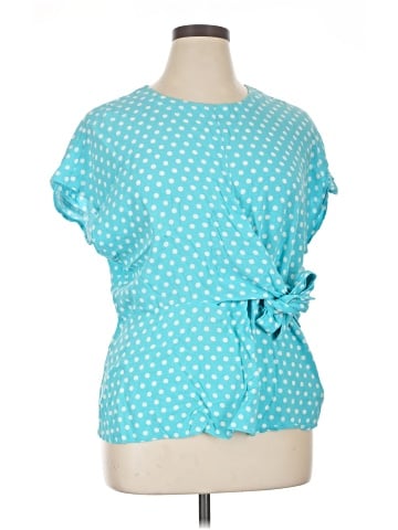 MICHAEL Michael Kors Short Sleeve Blouse (view 1)