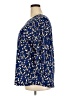 Susan Graver Blue 3/4 Sleeve Blouse Size 2X - photo 5