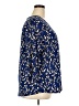 Susan Graver Blue 3/4 Sleeve Blouse Size 2X - photo 4