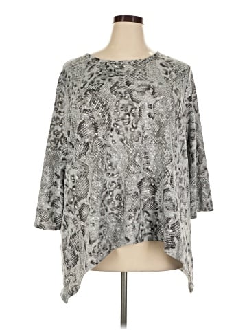 Alfred Dunner 3/4 Sleeve Blouse (view 1)