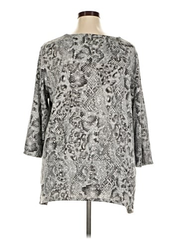 Alfred Dunner 3/4 Sleeve Blouse (view 2)