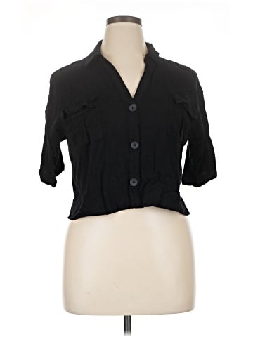 Moa Moa 3/4 Sleeve Button-Down Shirt (view 1)
