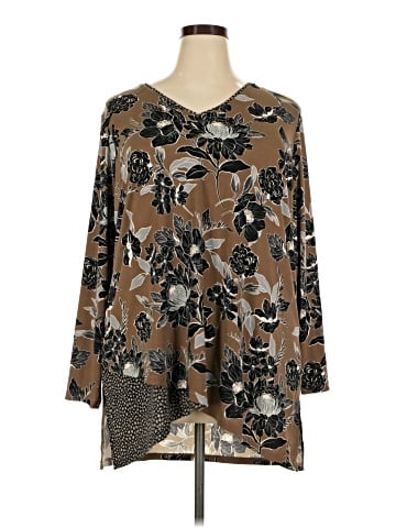 Susan Graver 3/4 Sleeve Blouse (view 1)