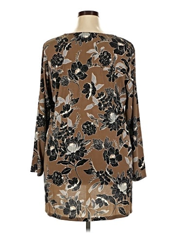 Susan Graver 3/4 Sleeve Blouse (view 2)