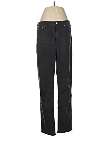 Madewell Tall Classic Straight Jeans in Lunar Wash (view 1)