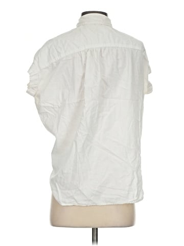 Madewell Central Popover Shirt in Eyelet White (view 2)