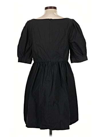 Madewell Poplin Puff-Sleeve Mini Dress (view 2)