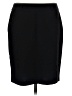 Flirtatious Solid Black Formal Skirt Size 7 - photo 1