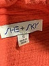 She + Sky Orange 3/4 Sleeve Button-Down Shirt Size S - photo 7