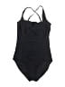 Calvin Klein Solid Black One Piece Swimsuit Size 8 - photo 1