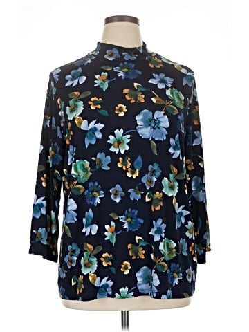 Susan Graver 3/4 Sleeve Blouse (view 1)