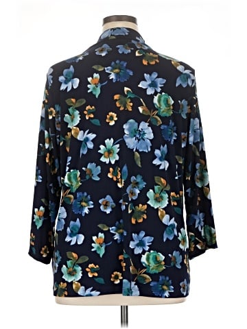 Susan Graver 3/4 Sleeve Blouse (view 2)