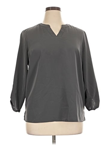 Lands' End 3/4 Sleeve Blouse (view 1)