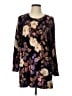 Chico's Floral Purple Pullover Sweater Size Lg (2) - photo 1