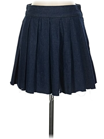Zara Denim Skirt (view 1)