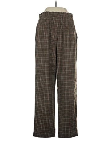 Madewell Plaid Paperbag Tapered Pants (view 2)